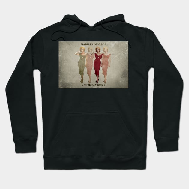 Marilyn Monroe - American Icon Hoodie by PLAYDIGITAL2020